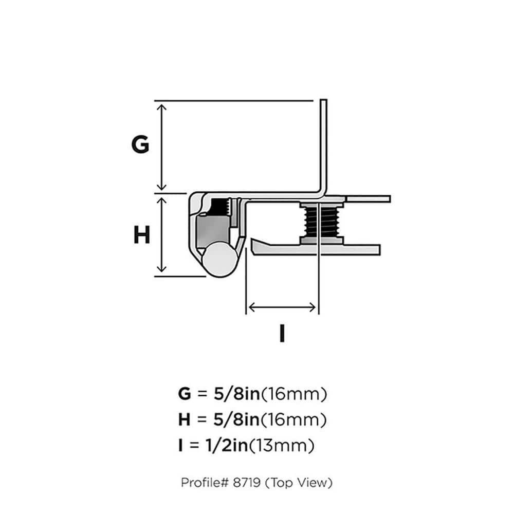 Matte Black Oil Rubbed Bronze Cabinet Hinge