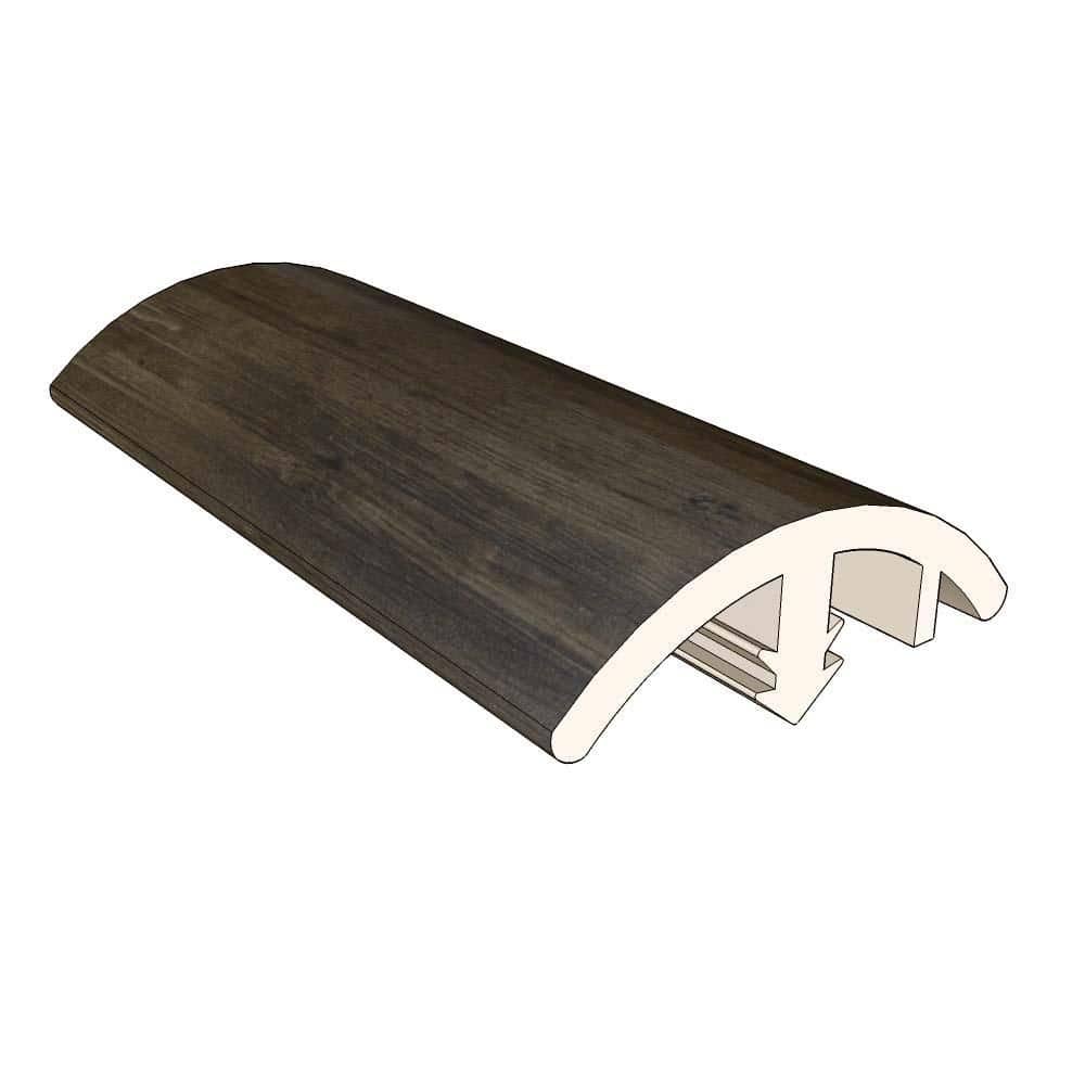 Smoke Vinyl Overlap Reducer Molding, 72.05" Length