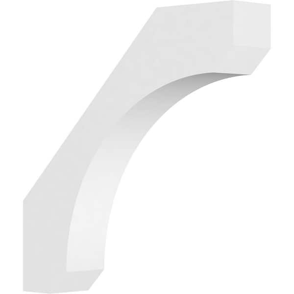 Ekena Millwork 3"W x 18"D x 18"H Standard Legacy Architectural Grade PVC Knee Brace