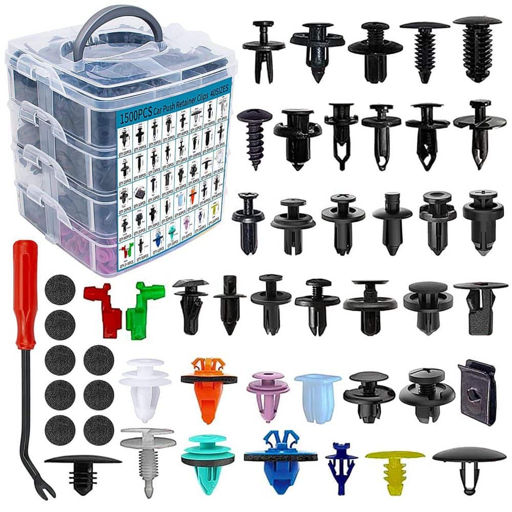 1801pcs Universal Automotive Clips Kit Push Retainer Assortment with Fastener Remover for Car Trim Panel price history on PriceWatchPro