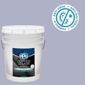 5 gal. PPG1169-4 Timeless Lilac Semi-Gloss Antiviral and Antibacterial Interior Paint with Primer