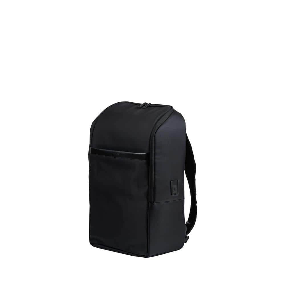 CHAMPS Onyx Collection 18.5 in., Black Nylon Tech Backpack with