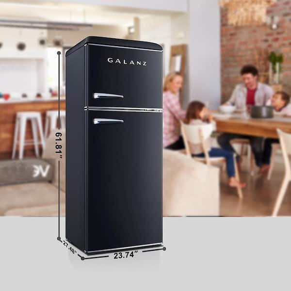 Galanz 10 cu. ft. Retro Frost Free Top Freezer Refrigerator