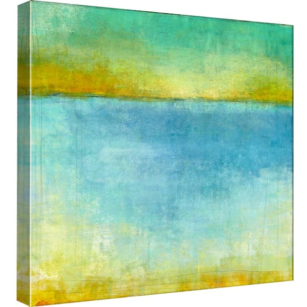 PTM Images 15 in. x 15 in. ''Abstract Sea II'' Printed Canvas Wall Art