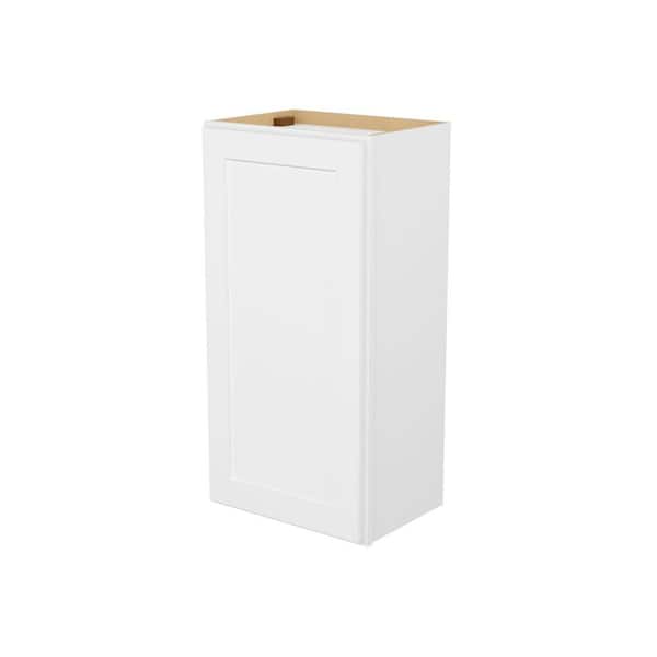 18 in. W x 12 in. D x 36 in. H Ready to Assemble Wall Kitchen Cabinet in White