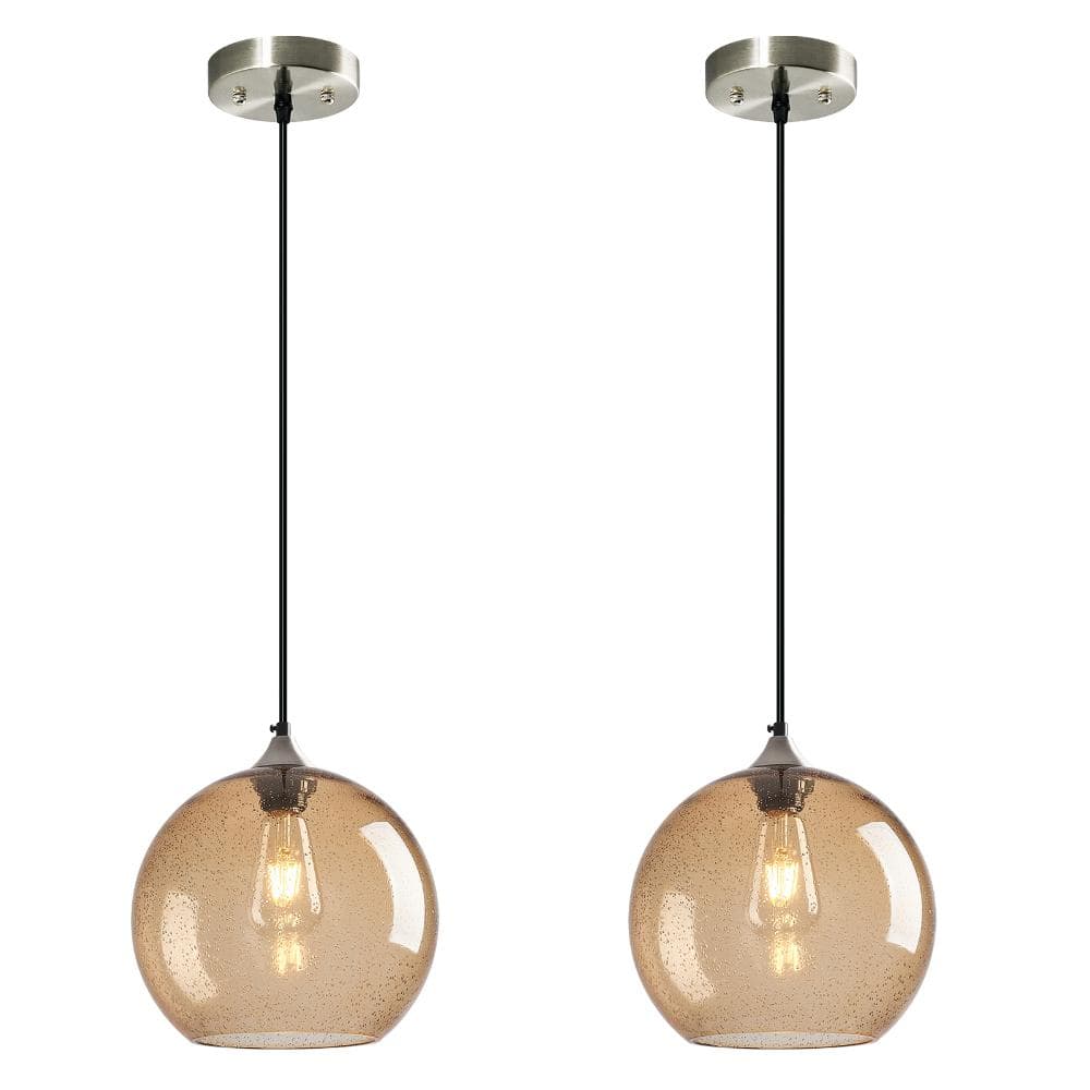 60w 2-Lights Coffee Glass Pendant Lights for Kitchen Island Bedroom Living Dining Room price history on PriceWatchPro