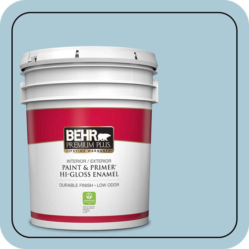 5 gal. #S480-2 Sea Wind Hi-Gloss Enamel Interior/Exterior Paint & Primer price history on PriceWatchPro