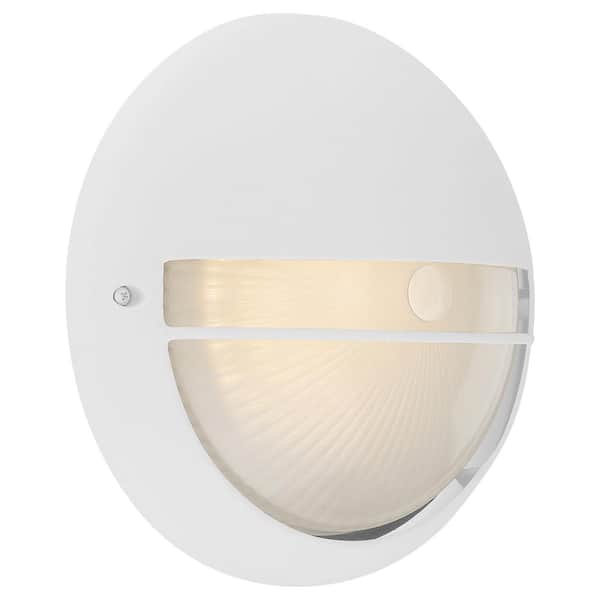 Access Lighting Clifton White LED Outdoor Bulkhead Light
