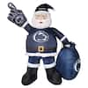 logobrands 7 ft. San Francisco 49ers Santa Inflatable 620279 - The Home  Depot