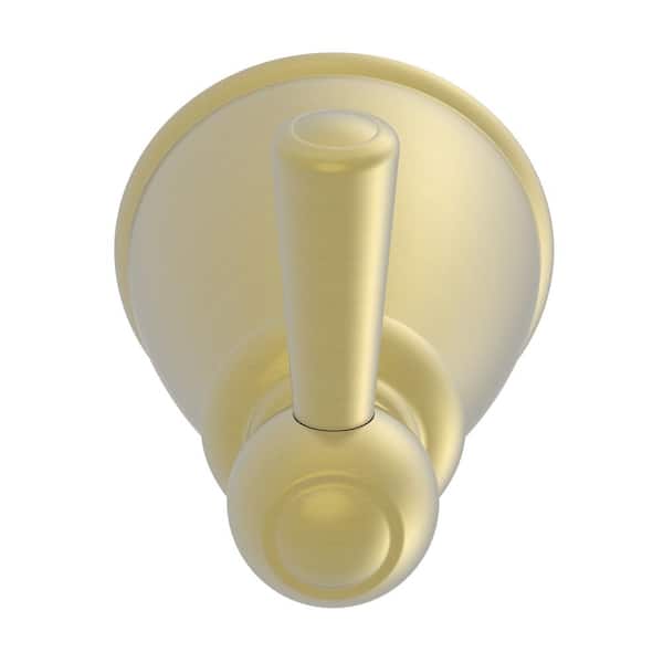 Lisbon Wall Mounted Bathroom Robe Hook in Matte Gold Finish