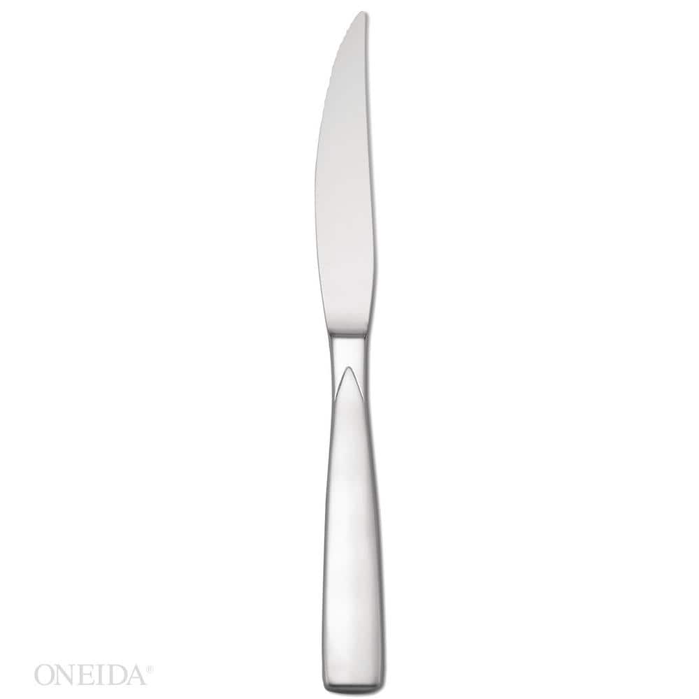 Oneida New Rim Silver 18/10 Stainless Steel Steak Knife (12-Pack) T015KSSF  - The Home Depot