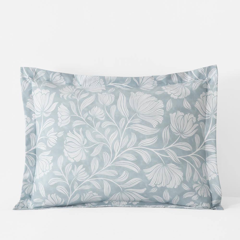 The Company Store Legends Hotel Maytime WrinkleFree Blue Shadow Sateen