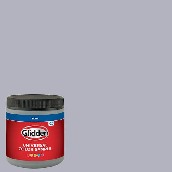Glidden 8 oz. PPG1043-4 Glistening Gray Satin Interior Paint Sample