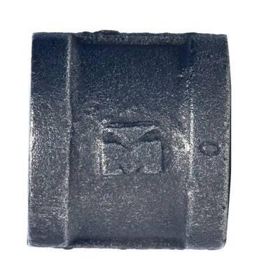 1-1/2 in. Black Malleable Iron FPT x FPT Coupling Fitting