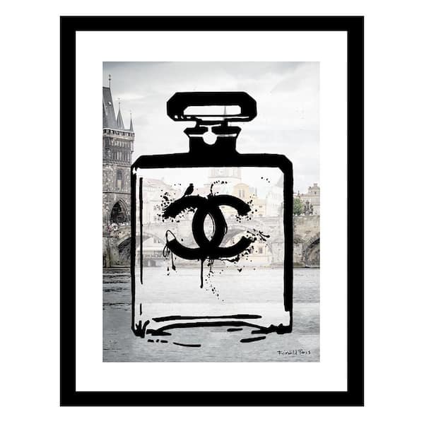 VENICE BEACH Collections Designer Fashion Glam in Prague by Fairchild Paris Framed Graphic Print Abstract Poster Art Print 18 in. x 14 in.