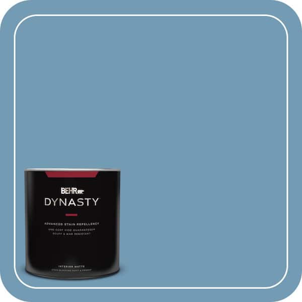 BEHR DYNASTY 1 qt. #560D-5 Ocean View Matte Interior Stain-Blocking Paint and Primer