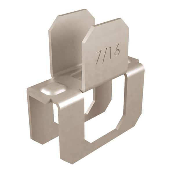 Unbranded 7/16 in. 20-Gauge G90 Plywood Clips (250-Pack)