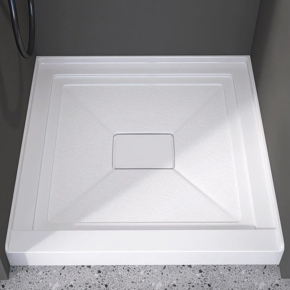 Zeafive Siba 36 in. L x 36 in. W Single Threshold Alcove Shower