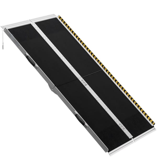 6 ft. Portable Wheelchair Ramp, Seamless Non-Slip Aluminum Ramps for Wheelchairs, Handicap Wheelchair Ramps for Home