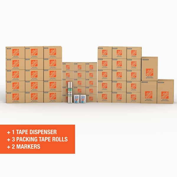 The Home Depot 48-Box Large Moving Box Kit