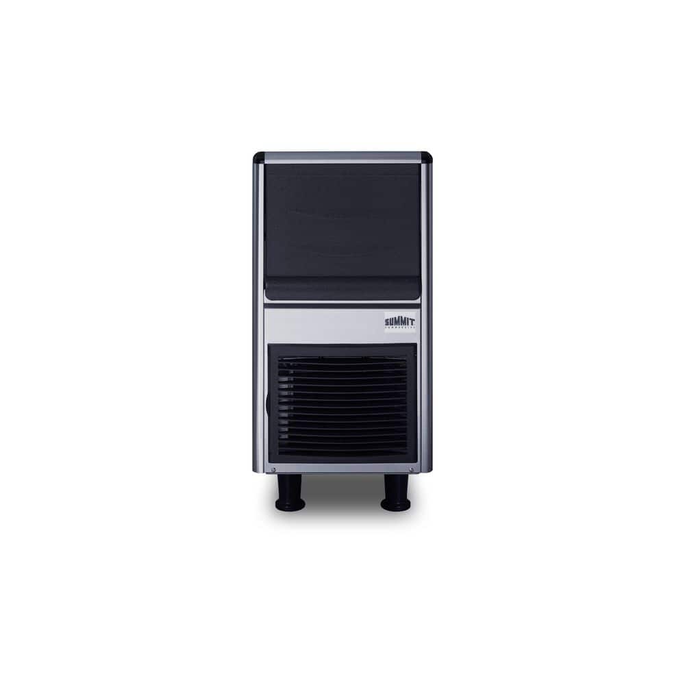 15 in. 55 lb. Commercial Ice Maker in Stainless Steel