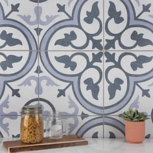 Amberes Azul II 13 in. x 13 in. Ceramic Floor and Wall Tile (15.6 sq. ft./Case)