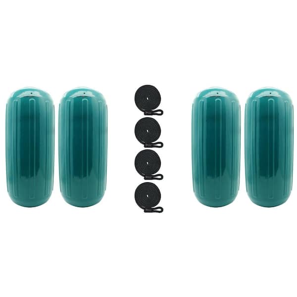 Extreme Max 8.5 in. x 20 in. BoatTector HTM Inflatable Fender Value in Teal (4-Pack)