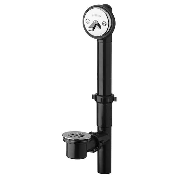 Gerber Classics 1-1/2 in. Plastic Tubing in ABS Trip Lever Bath Drain in Chrome