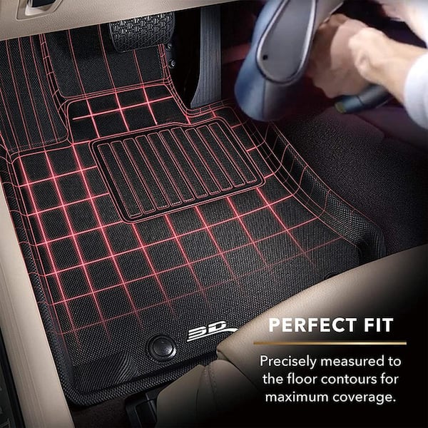3D MAXpider Kagu Series Custom Fit Floor Mat Liners, 16- 21 Tesla 6 Seat  Model X L1TL00101509 - The Home Depot