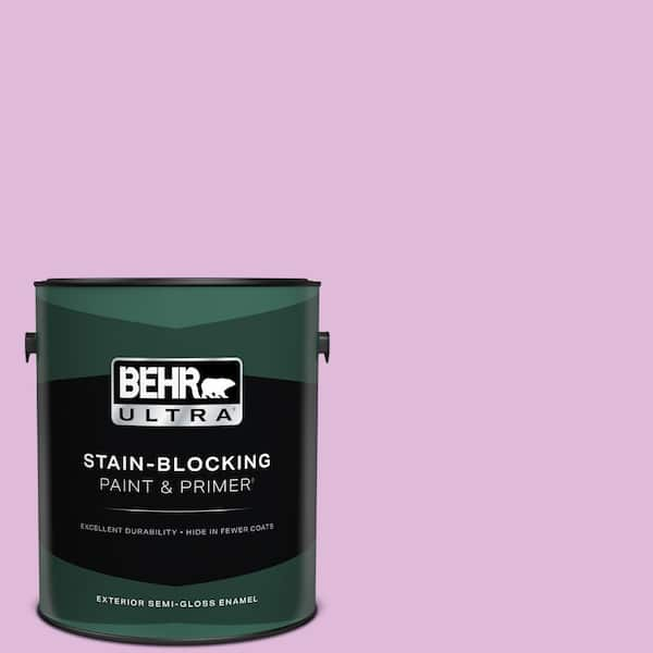 BEHR ULTRA 1 gal. #670A-3 Posies Semi-Gloss Enamel Exterior Paint & Primer