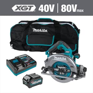 40V max XGT Brushless Cordless 7-1/4 in. Circular Saw Kit with Guide Rail Compatible Base, AWS Capable (4.0Ah)