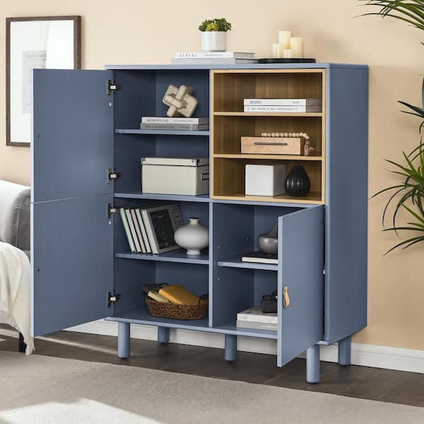 Tahanbath Multifunctional Wooden Storage Cabinet with Doors Tahanbath Multifunctional Wooden Storage Cabinet with Doors