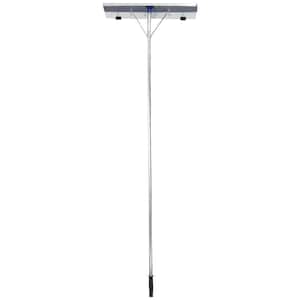 252 in. x 6 in. x 25 in. Lightweight Aluminum Expandable Handle Robust Roof Rake Shovel