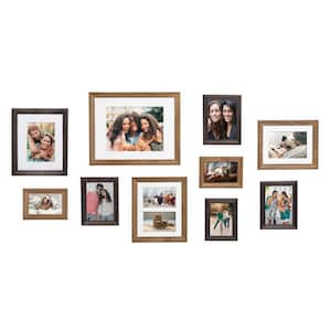 Bordeaux Brown Picture Frame (Set of 10)