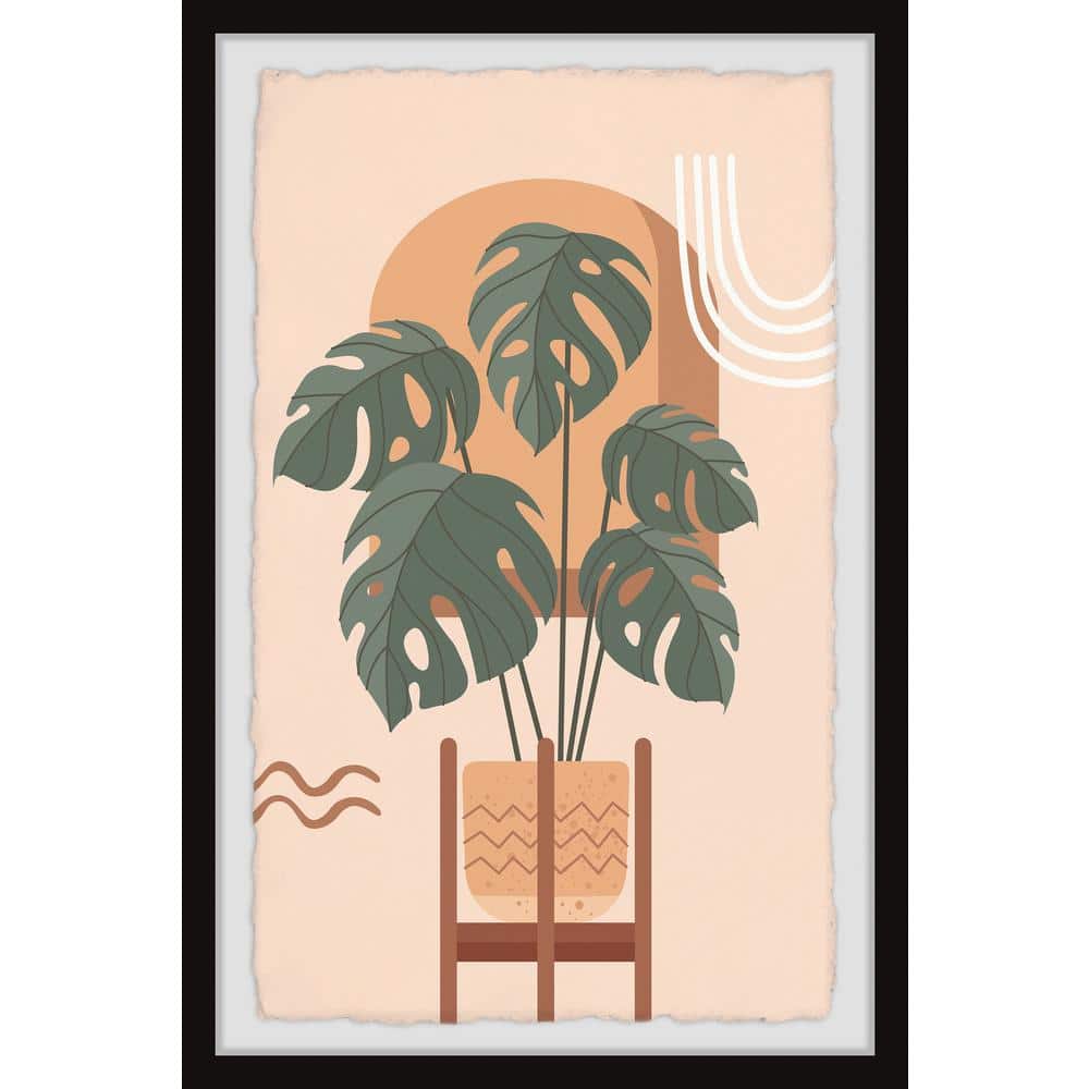 Plant Connection by Marmont Hill Framed Home Art Print 12 in. x 8 in. .