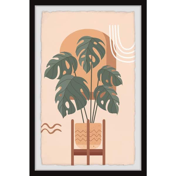 Unbranded "Plant Connection" by Marmont Hill Framed Home Art Print 12 in. x 8 in. .