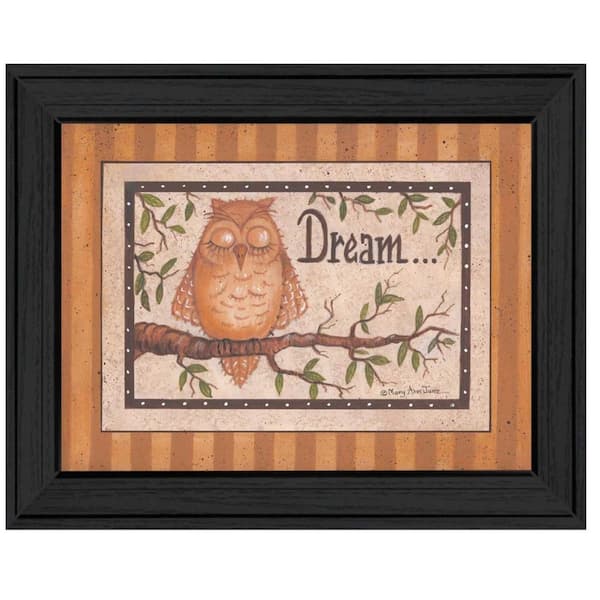 HomeRoots Charlie Dream 1-Piece Framed Wall Art 14 in. x 18 in.