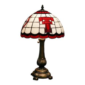 19.5 in. Antique Bronze - Tiffany Table Lamp-Texas Tech