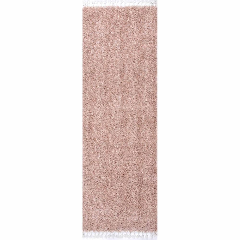 Casual Plush Neva Pink 2 ft. x 6 ft. Rectangle Indoor Shag Runner Rug price history on PriceWatchPro