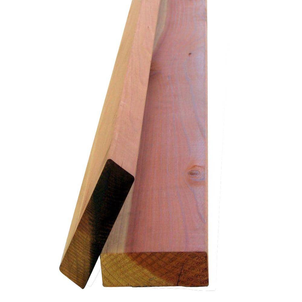 Mendocino Forest Products 2 In X 4 In X 6 Ft Construction Common Redwood Lumber The Home Depot