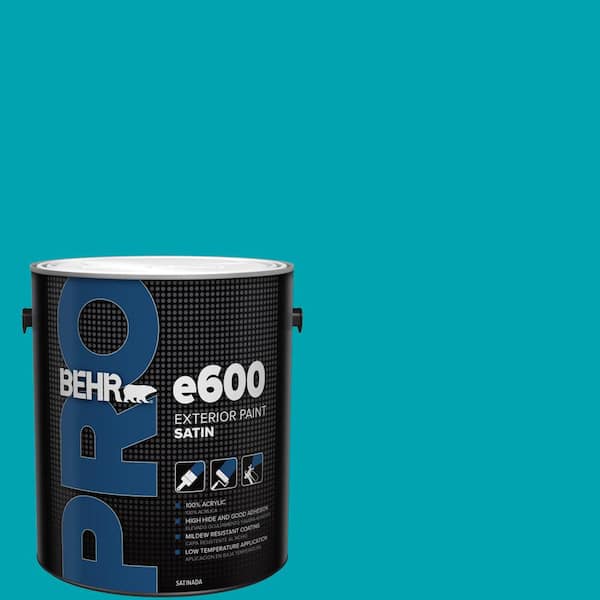 1 gal. #510B-6 Blue Jewel Satin Exterior Paint