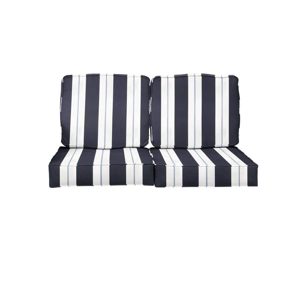 27 in. x 29 in. Sunbrella Relate Harbor Deep Seating Indoor/Outdoor Loveseat Cushion price history on PriceWatchPro
