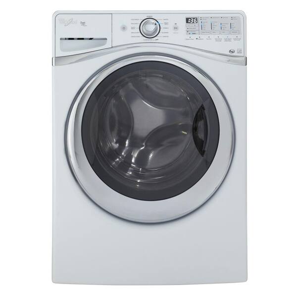 Whirlpool Duet 4.3 cu. ft. High-Efficiency Front Load Washer with Steam in White, ENERGY STAR-DISCONTINUED