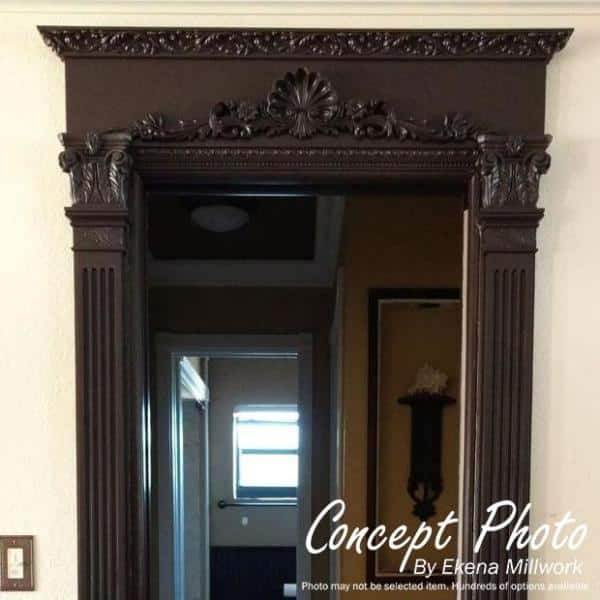 Primed White Polyurethane Corinthian Capital for Pilasters