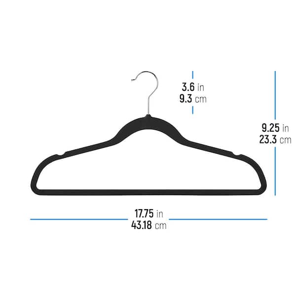 Only Hangers 14 Children's/Teens Plastic Top Hanger - Pack of 25