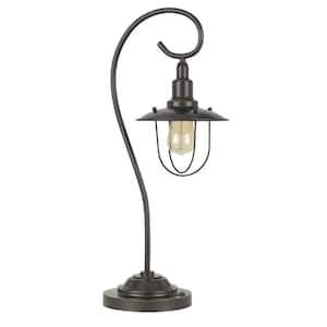 Vigo 26 in. H Dark Bronze Metal Table Lamp