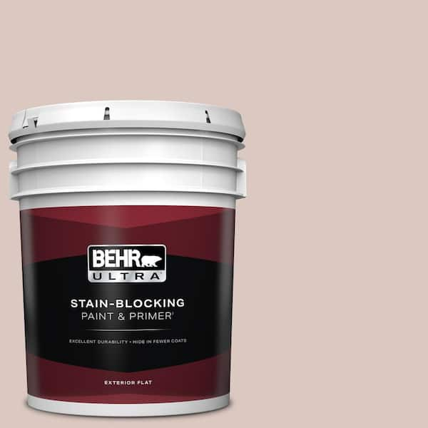 BEHR ULTRA 5 gal. #N160-2 Malted Flat Exterior Paint & Primer