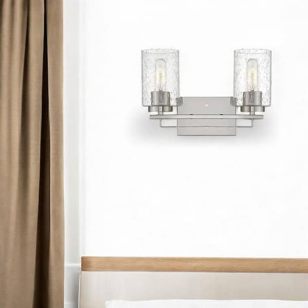 9.5 in. White Indoor Hardwired Sconce with No Bulbs Included