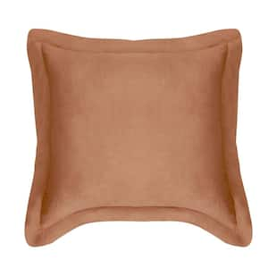 Washed Linen Sandstone Flange 26 in. x 26 in. Euro Sham