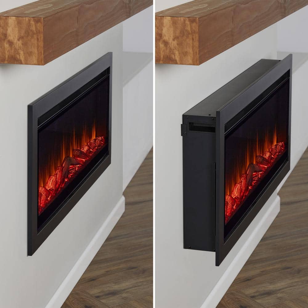 Real Flame 49" Wall-Mount or Recessed Electric Fireplace Insert